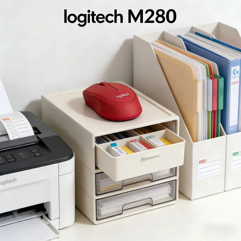 

Logitech M280wireless dual-mode portable office mouse,suitable for various business travel and commuting scenariosM220/M221