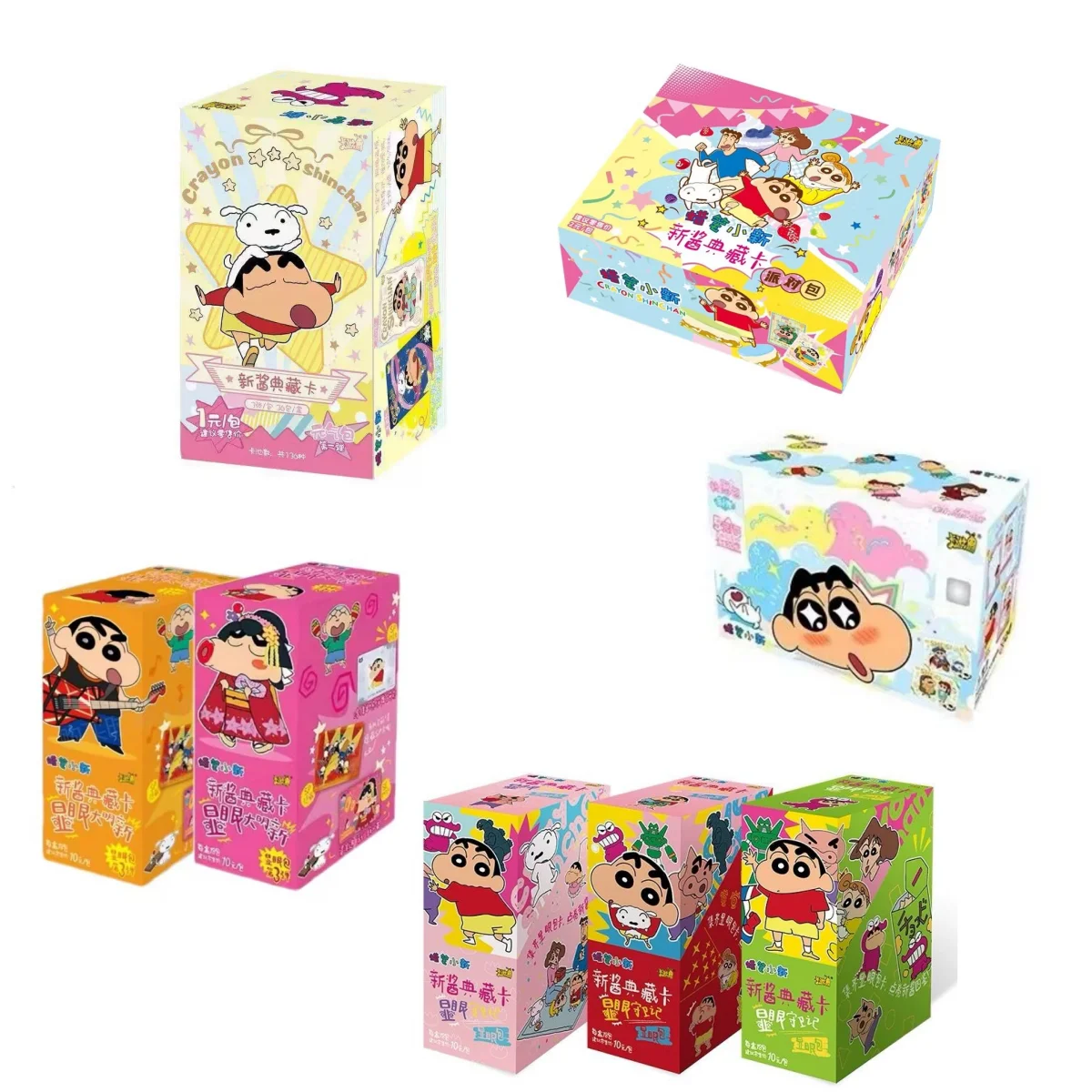 

KAYOU Genuine Crayon Shin Card Collection Card Wish Pack Conspicuous Party Pack Peripheral Hand-drawn SP Card Collection Card
