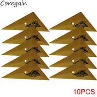 10 Uds Go escurridor de esquina triángulo suave vinilo revestimiento de coche ventana tinte raspador película de carbono instalación de borde de ventana herramienta de doblado