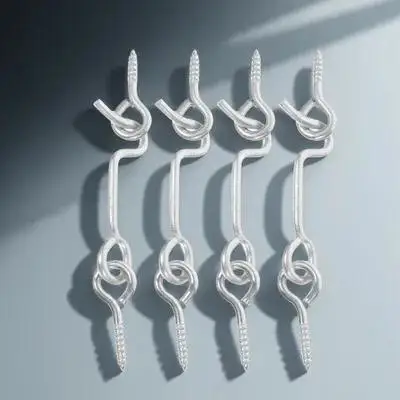 4 مجموعة مزلاج الثقيلة مزلاج الباب للأبواب النوافذ يندبروف قفل الأمان المقصورة باب الحظيرة الصيد نافذة معدنية صلبة #6