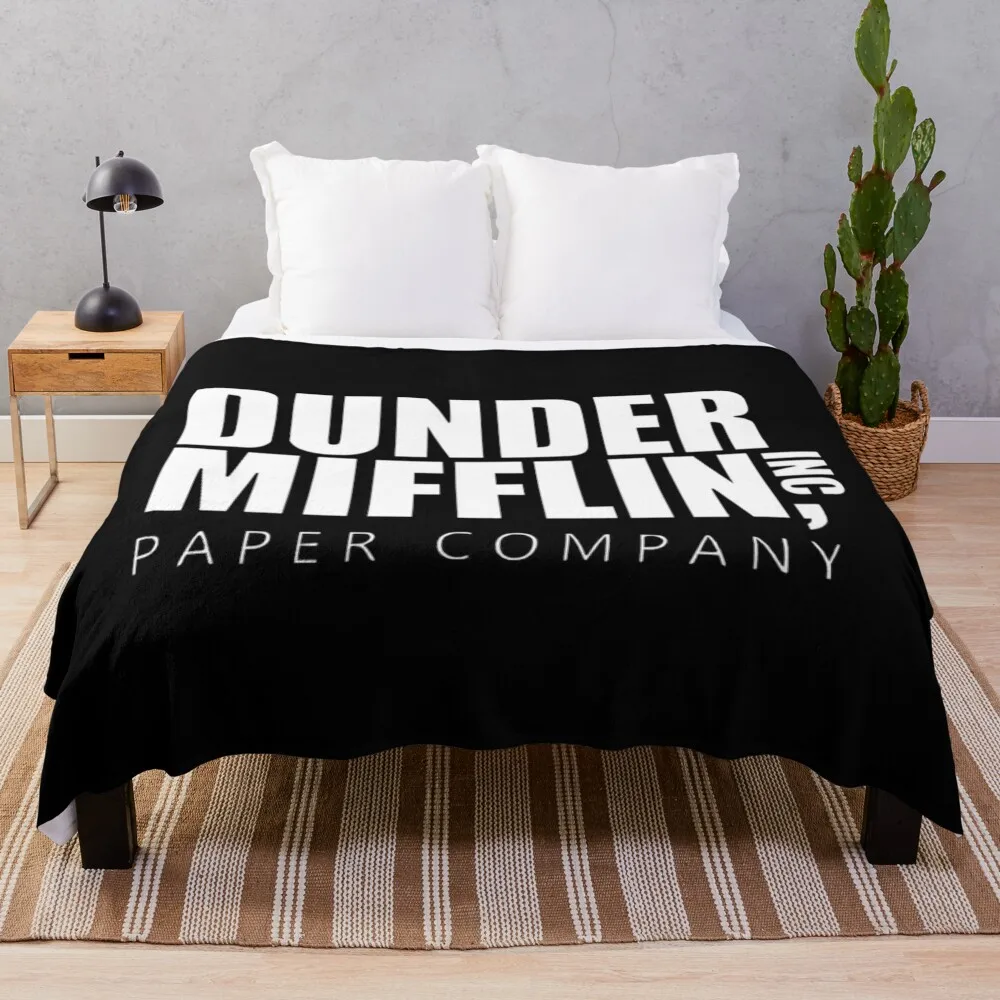 Dunder Mifflin, Inc. Throw Blanket for winter Furry Blankets