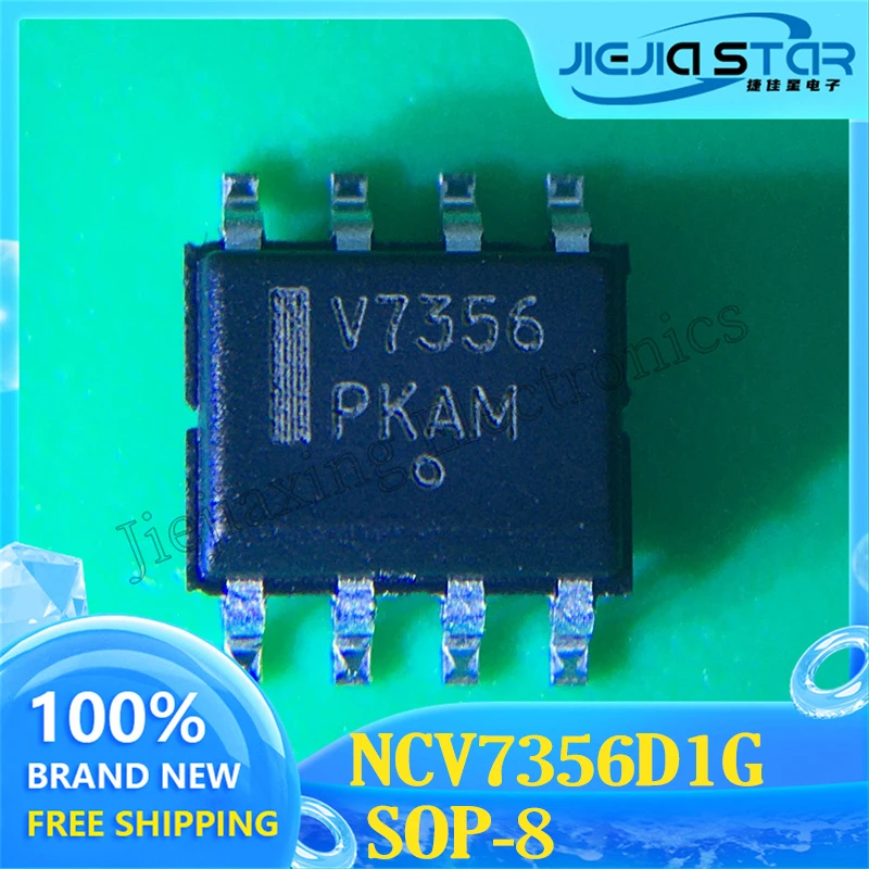 

IC Chip, NCV7356D1R2G, NCV7356 Part Logo V7356 SMT SOP8 CAN Transceiver, 100% Brand New, In Stock Electronics