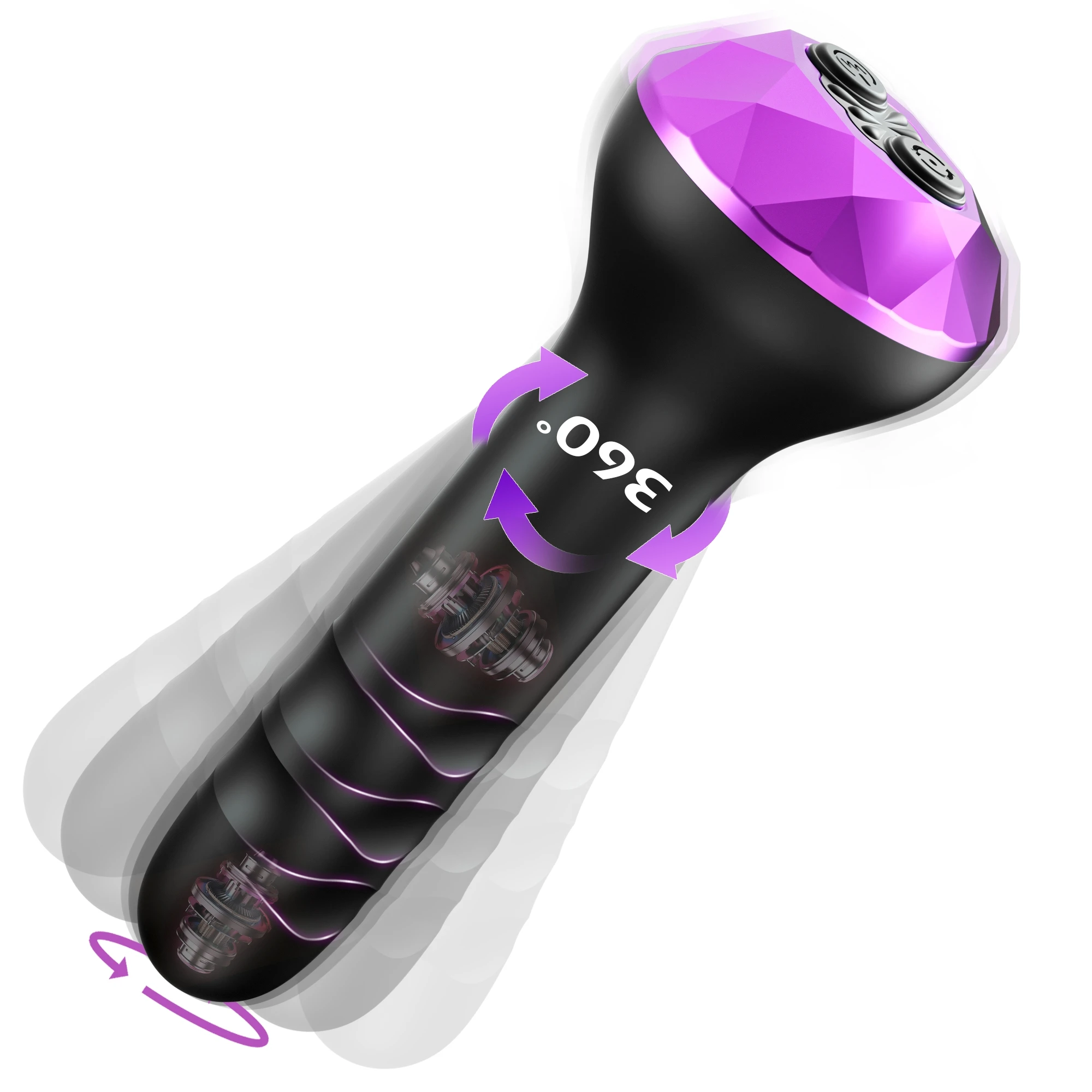 KUSHOR Anal Vibrator Male Prostate Massager Vibrating Rotating Butt Plug Anal Dildo Buttplug Adult Sex Toy for Women Men Gay - Image 6