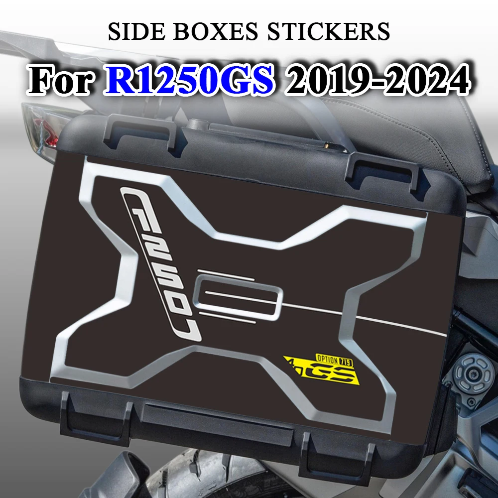 

PVC Motorcycle Stickers Accessories Waterproof Side Boxes Decals For BMW Vario Case R 1250 GS R1250GS R1250 1250GS 2019-2024