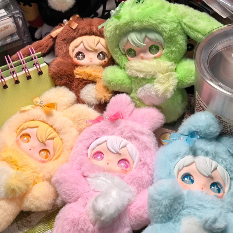 

Genuine Ayor Toys Shyhy Shining Little Rabbit Series Cute Vinyl Blind Box Designer Toys Bag Pendant Desktop Ornament Kawaii Gift