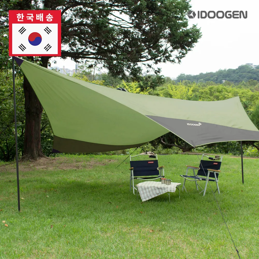 Carpa de Sombra Hexatap IDOOGEN Fastcamp 440 X 410 X 355 cm + Bolsa de Almacenamiento para Postes Incluida