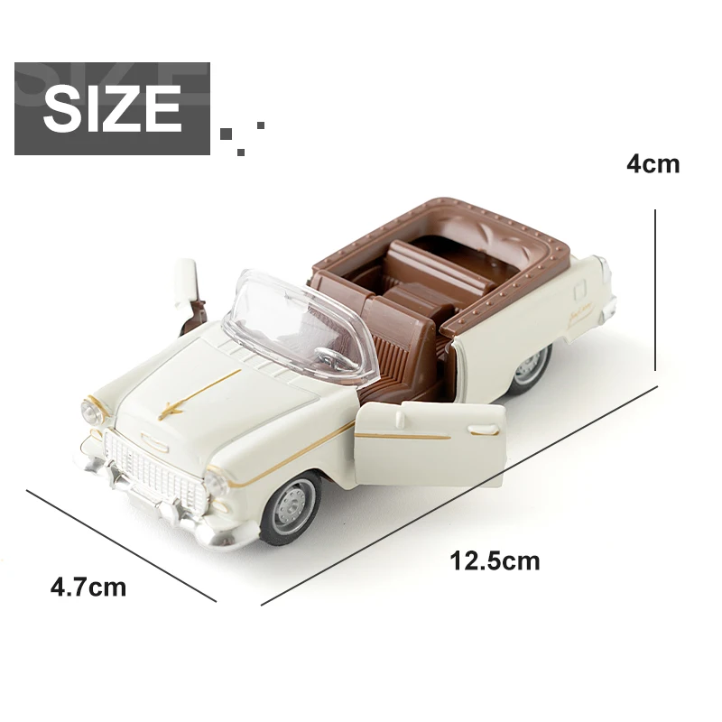 1:36 Legierung Diecast CadillacS Oldtimer Modell Klassische Zurückziehen Auto Miniatur Fahrzeug Replik Für Sammlung Geschenk für Kinder