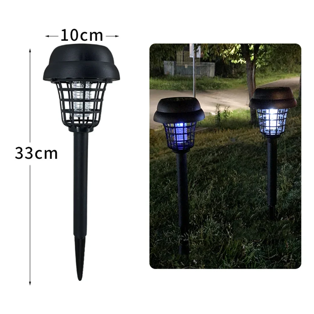 Killing The Mosquitoes Night Lamp LED Solar Powered Anti Insect Repeller Light For Outdoor Yard Garden Use Convenient Tool