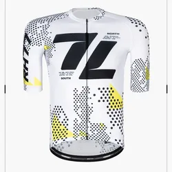 RH77 Cycling Outdoor Short-sleeved Jerseys Man Bike Quick Dry Triathlon Tops Ciclilsmo Maillot Cycliste Breathable Shirts