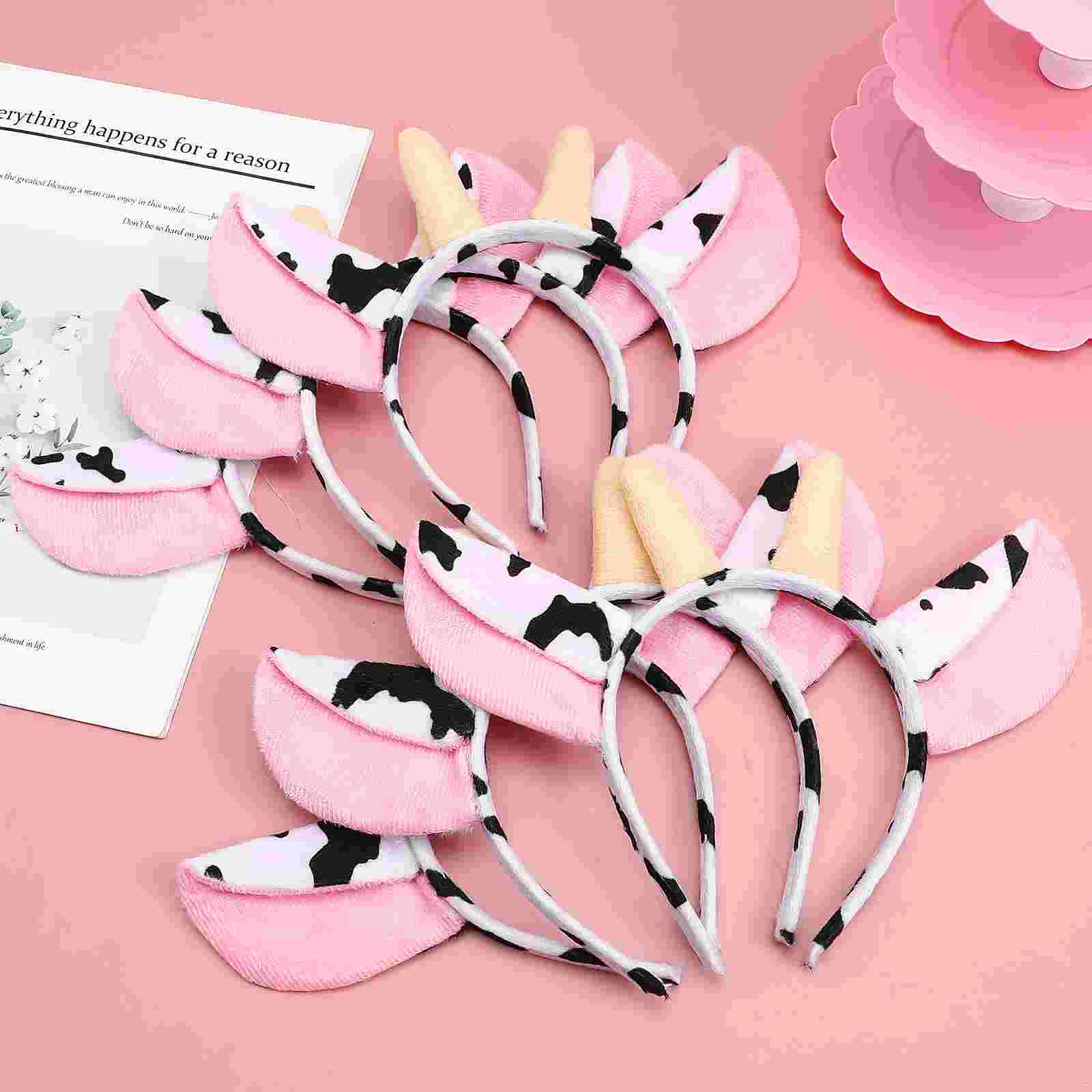 6 Pcs Animal Headband Hair Decors Lovely Wear Photo Props Kids Clothes Makeup Costume Girls Hoops for Miss Accessories