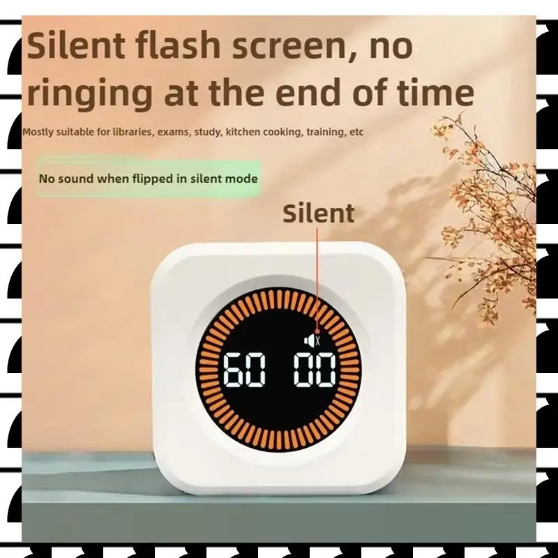 

A44U Timer Cube Timer Visual LED Display Time Kids Time Management Kitchen Countdown Timer