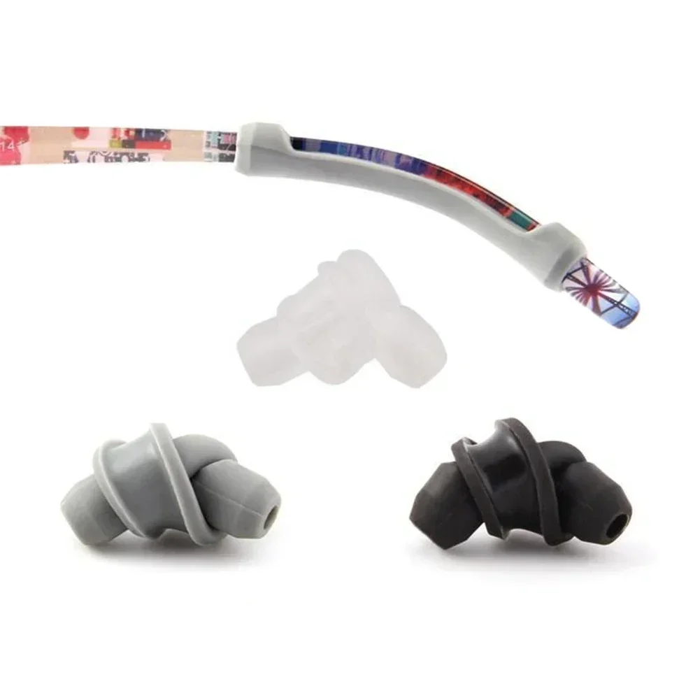 1 Pair High-Quality Silicone Non-Slip Glasses Temple Ear Pad Frame Foot Cover Soft Accessory for Enhanced Grip And Comfort