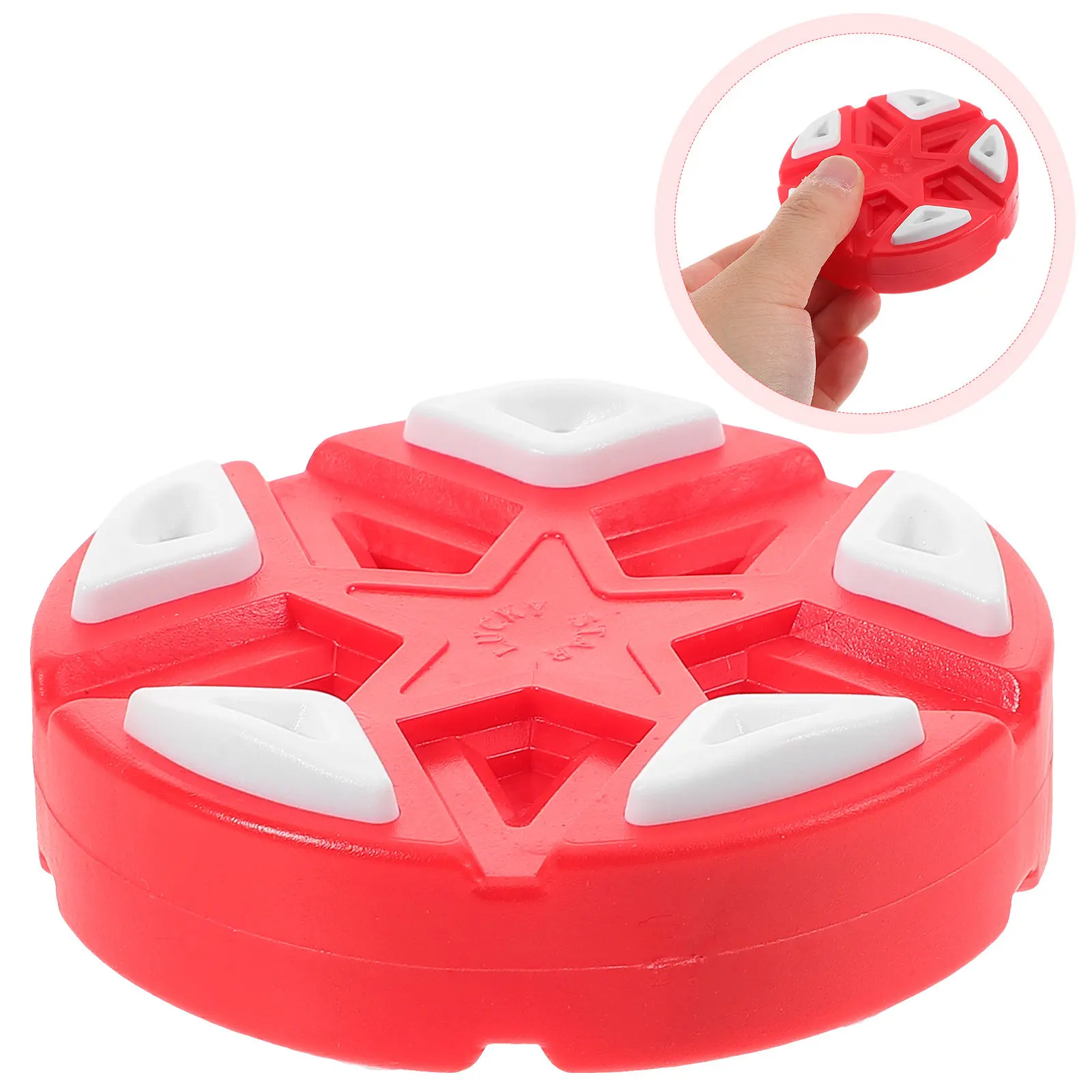 puck-de-hoquei-para-treinamento-puck-oficial-de-hoquei-em-patins-para-uso-interno-e-externo-superficie-texturizada-com-aumento-de-atrito-vermelho