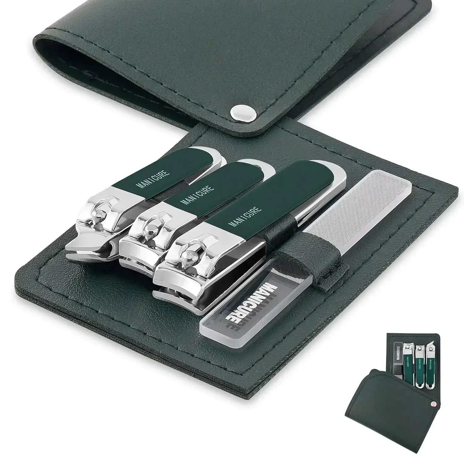 4-delige stalen nagelknipperse - Mens Grooming Travel Kit recensie en prijs