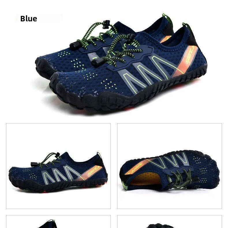 Outdoor Sports Beach Shoes Couple Fitness Swimming Shoes Women Trekking Shoes Snorkeling Shoes Breathable Mesh Inner 