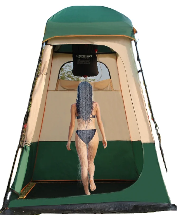

Large Size Portable Outdoor Folding Shower Tent For Pop Up Camping Instant Privacy Shelter For Mobile Changing Room