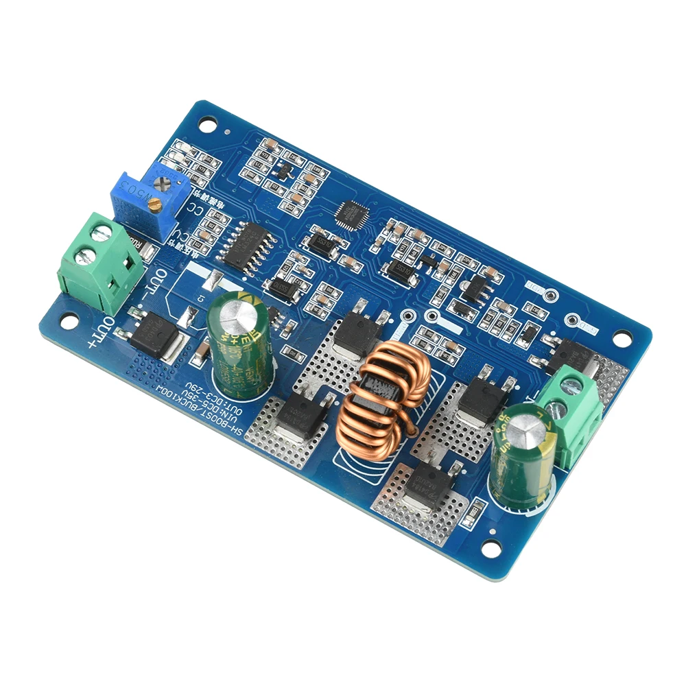 Módulo buck-boost automático 10a, módulo de driver de led, tensão constante, corrente constante, módulo de alimentação ajustável, potência nominal 120w