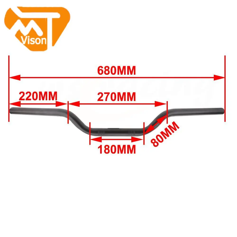 Motorbike CNC Aluminum Handlebar 7/8\