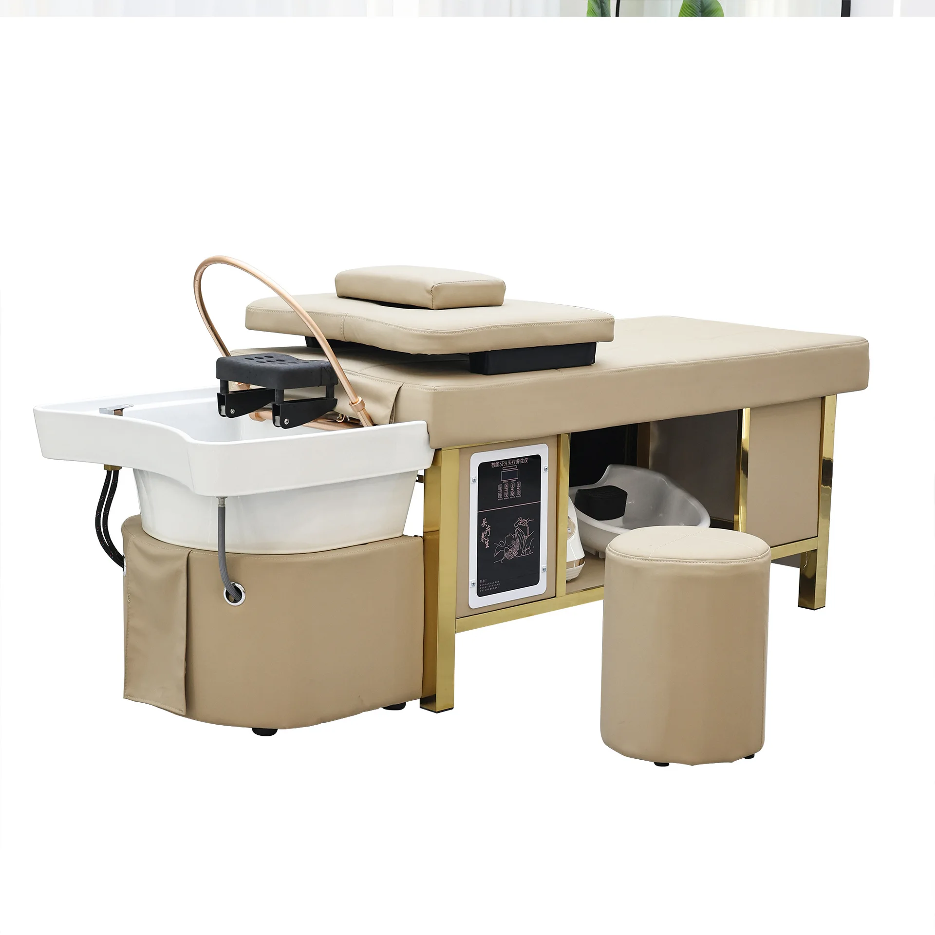 

Thai head treatment bed Shampoo bed Fumigation water heater Water circulation integrated beauty salon