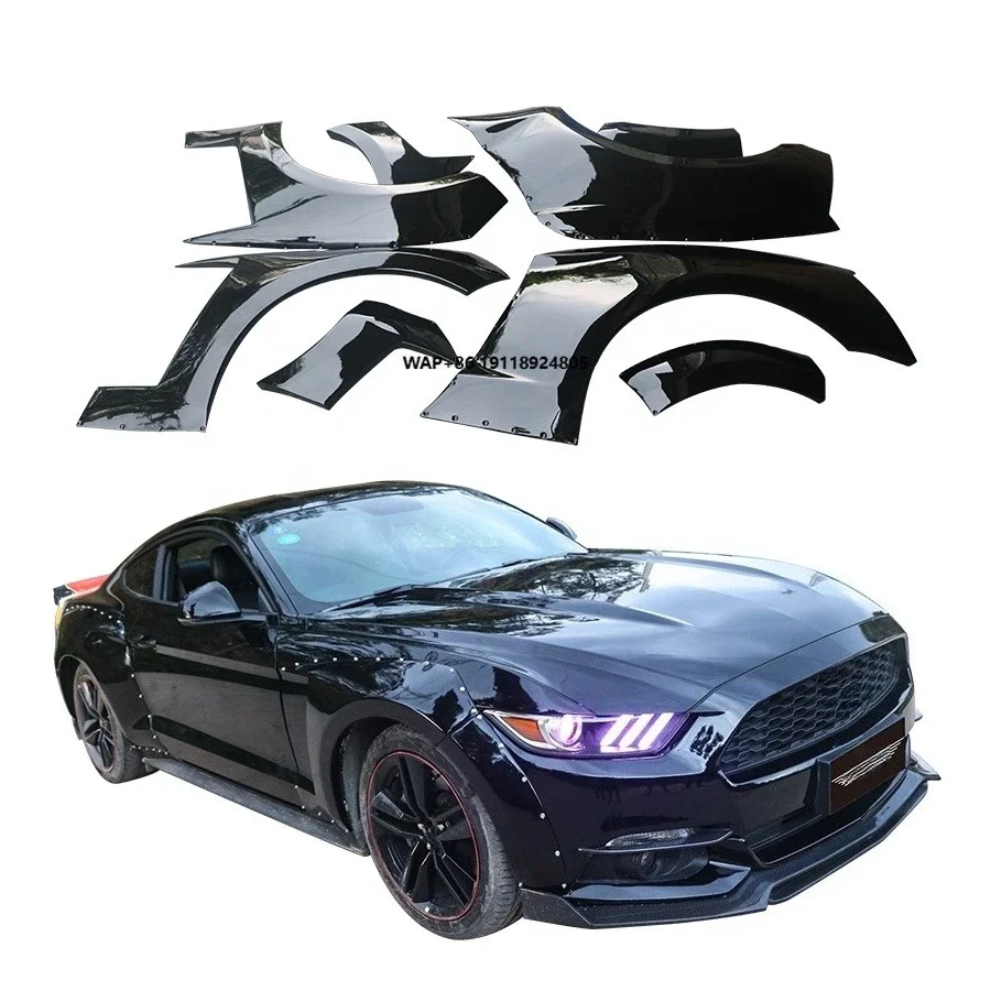 

Wide Body Kit for Mustang Perfect Fitment 8-Piece Front & Rear Fender Flares