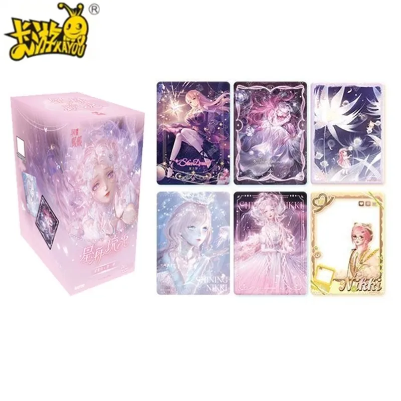 kayou-shining-warm-card-xinghai-liuguang-dazzling-package-boite-mystere-officielle-authentique-de-collection-de-cartes-peripheriques-de-jeu