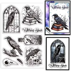 Crow Clear Stamp For DIY Scrapbooking Card Making A6524