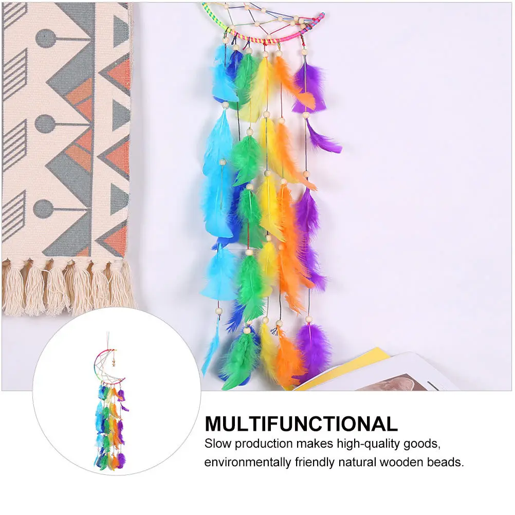 

1Pcs Dream Catcher Wall Hanging Pendant Indoor Home Decoration Hanging Ornament Garden Balcony Wall Accessories