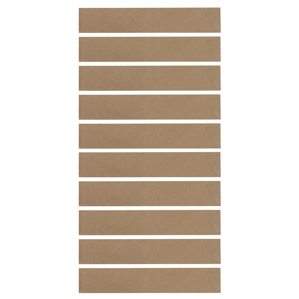 

100Pcs Waterproof Kraft Paper Disposable Chopsticks Packing Bags Spacious Cutlery Carrying Bags for Picnic Travel