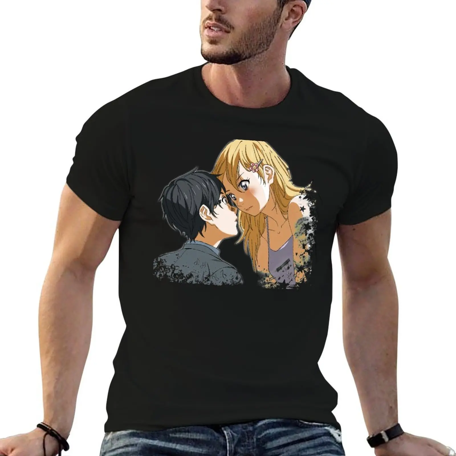 Shigatsu wa Kimi no Uso - Your lie in April T-Shirt luxury designer graphic tee shirt mens graphic t-shirts anime