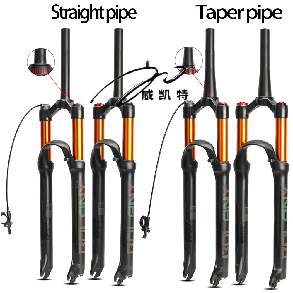 Bike Front Fork Mountain Bike Fork MTB Suspension Bike Fork Crown Spring Pit 26 27 5 29 Inch Magnesium Alloy / CN;GUA