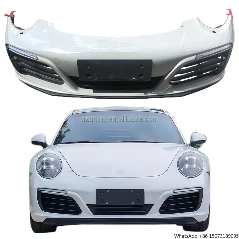 

Original Car Bumper with Radiator, Suitable for 911 Carrera 991.1, Upgrade to 991.2 Front Bumper Grille Body Kit 2016.