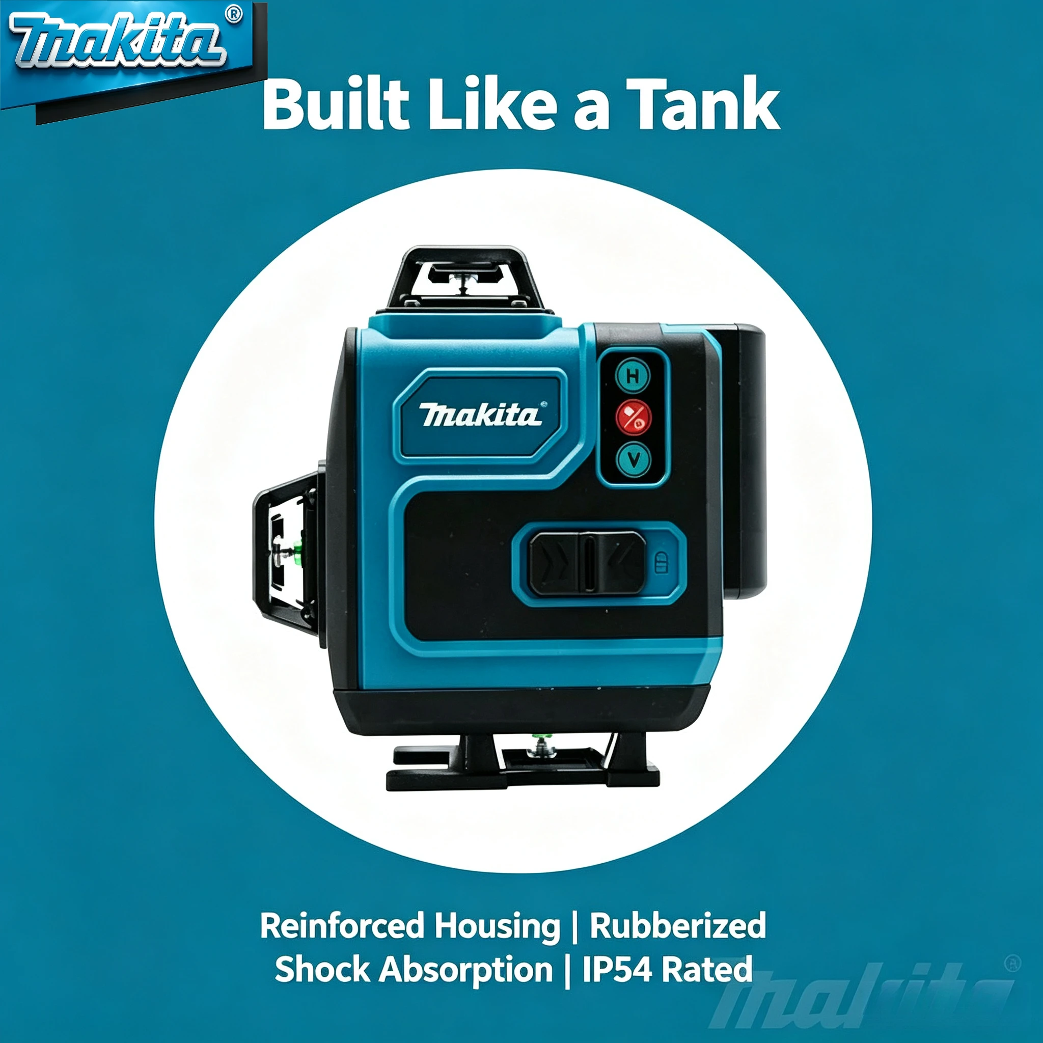

Makita 18V 6.0Ah Original Battery Makita 16 Lines 4D Green Laser Level Self Leveling 360° Horizontal Vertical Construction Tool
