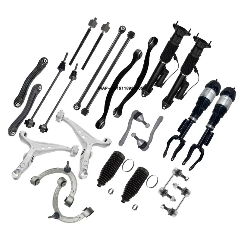 24Pcs Suspension Kit Shock Absorber Control Arm Sway Bar Link Tie Rod for W166 GL ML