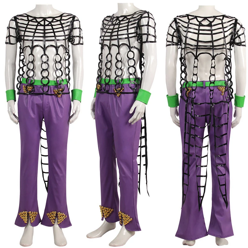 Costume de Cosplay Diavolo pour Halloween, Noël, fête, Comic Con, jeu d'anime, jeu de rôle, T-shirt et pantalon