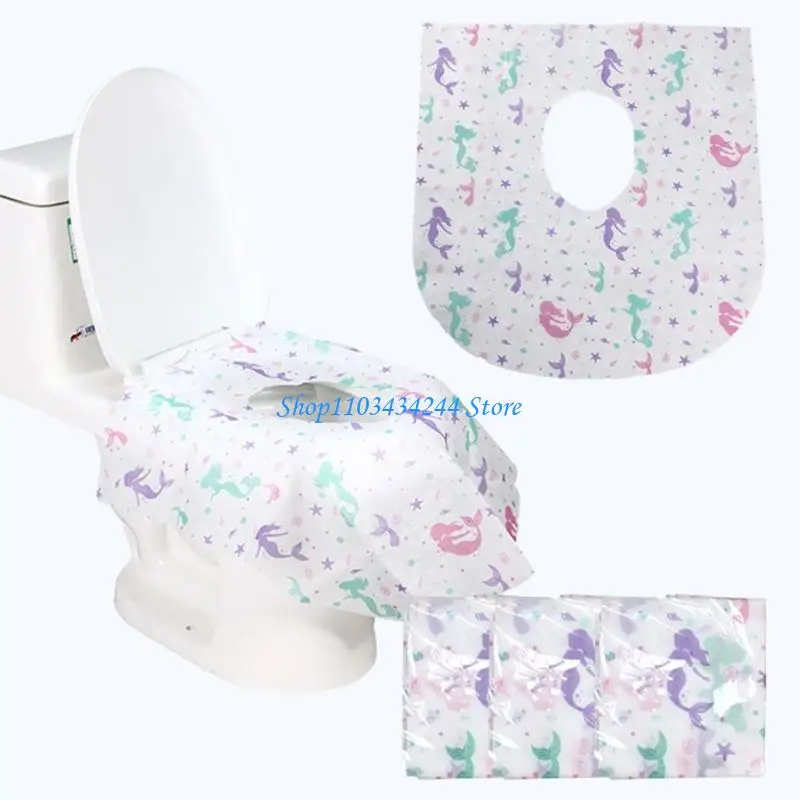 20 قطعة من غطاء المرحاض المغلف بشكل فردي، غطاء المرحاض المحمول للبالغين #3