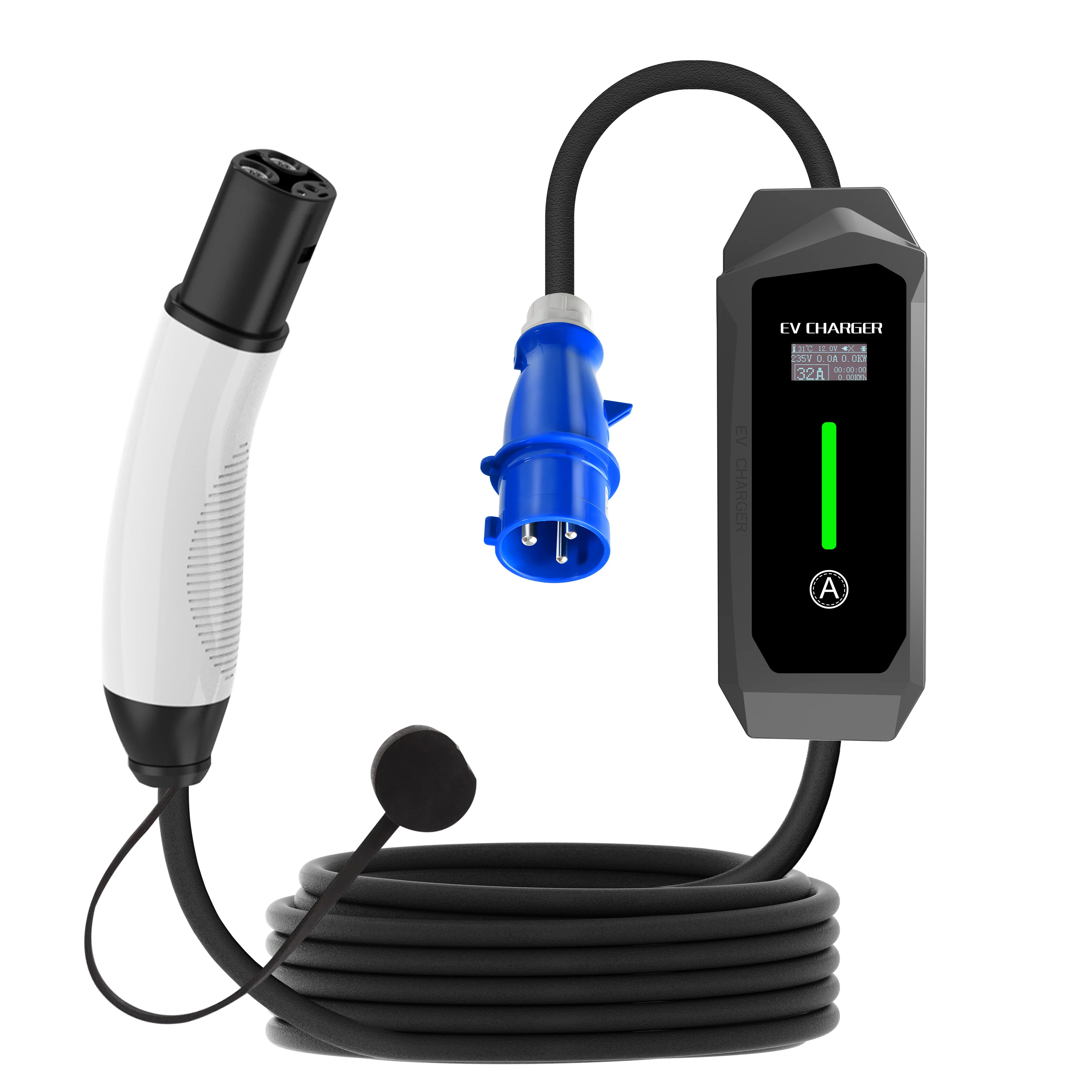 EV Charging Socket EV Charger Electric Car Vehicle 48A NACS Portable EV Charger for Tesla Model X/Y/3/S