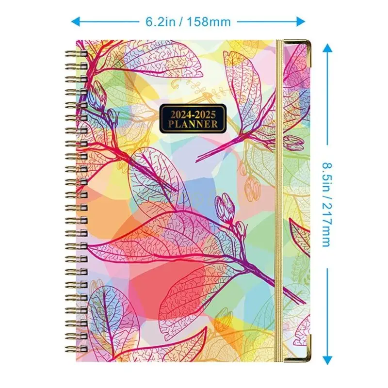 Q5WA 2024-2025 Еженедельный еженедельный планировщик в твердом переплете Академический планировщик с датированной страницей