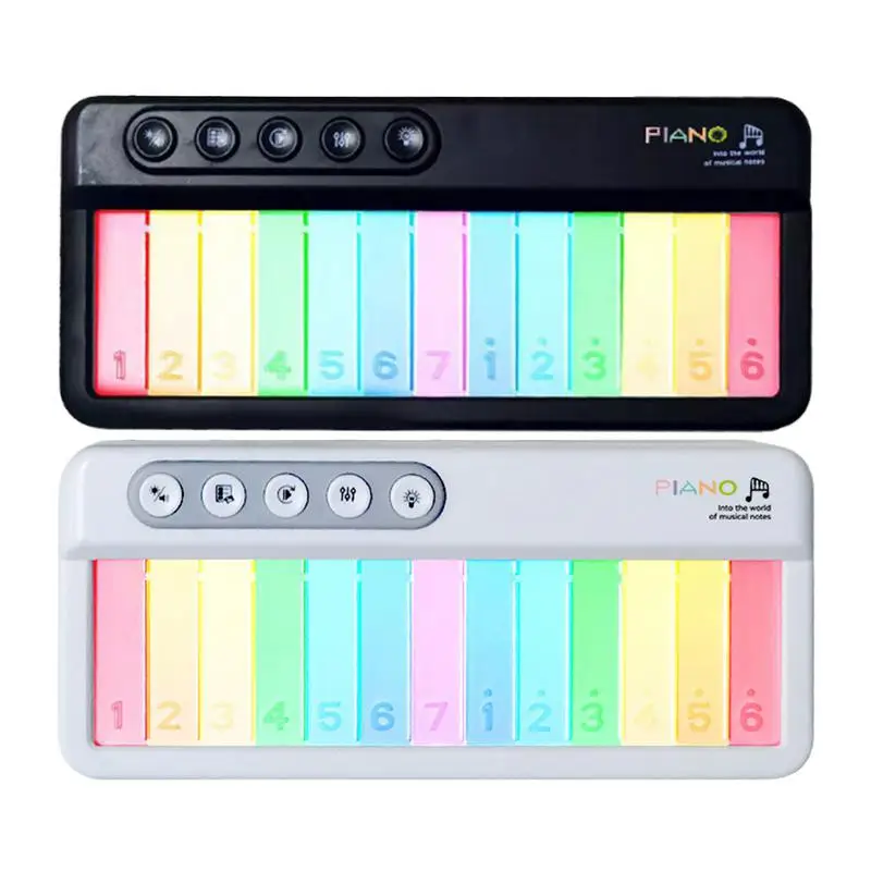 Keyboard Piano Toys Electronic Piano Toy Light Touch Screen Kids Keyboard Portable Musical Instruments Educational Interactive