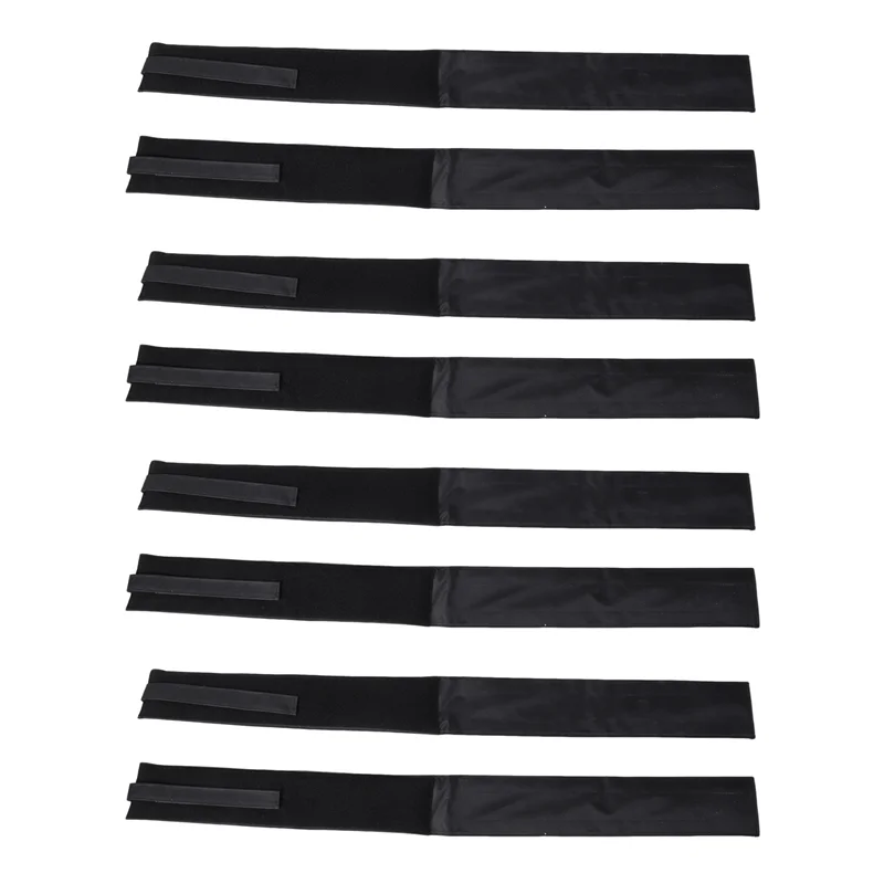 أشرطة ABHQ-Stilts، أربطة أرجل مبطنة واسعة ومريحة، تعمل مع ماركات مختلفة من الركائز، 4 أزواج