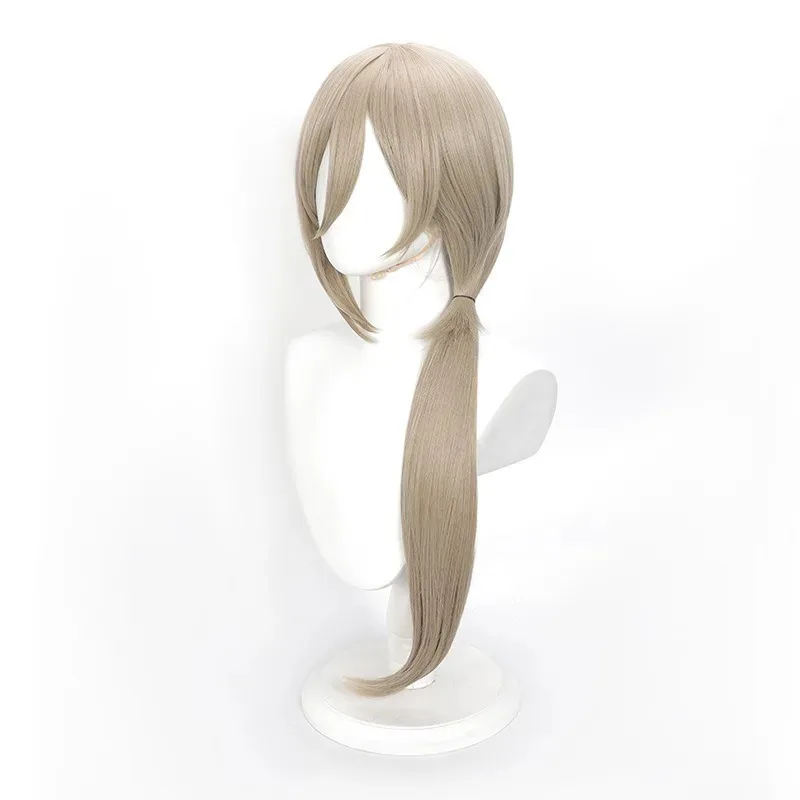 Anime mi matrimonio feliz Kiyoka Kudou Cosplay peluca rubia clara pelo largo Miyo Saimori fiesta de Halloween mujeres hombres pelucas de Anime preventa