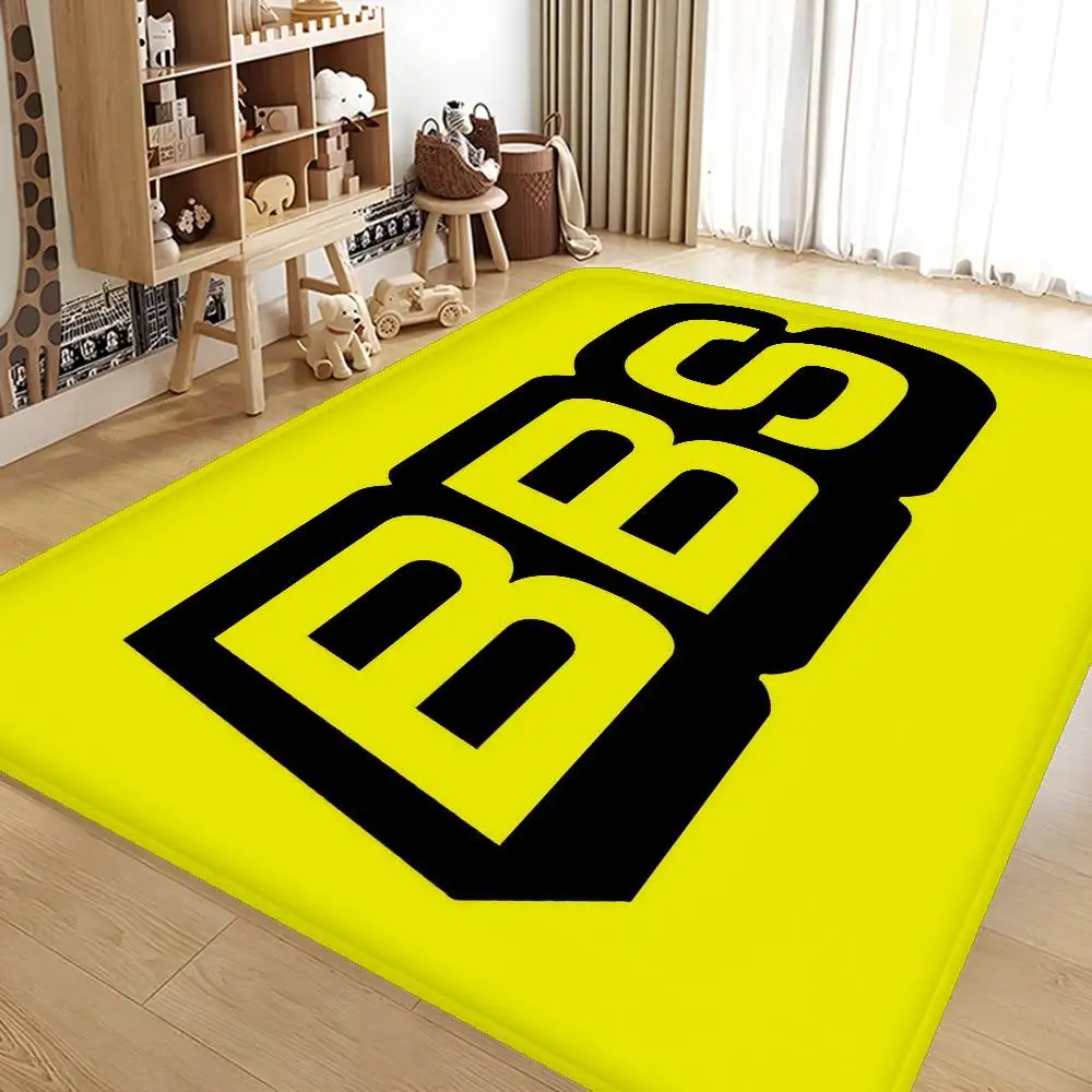 B-B-S Wheels Door Mat Kids Room Bedroom Decoration Balcony Anti-Slip Doormat Living Room Doormat Area Rug
