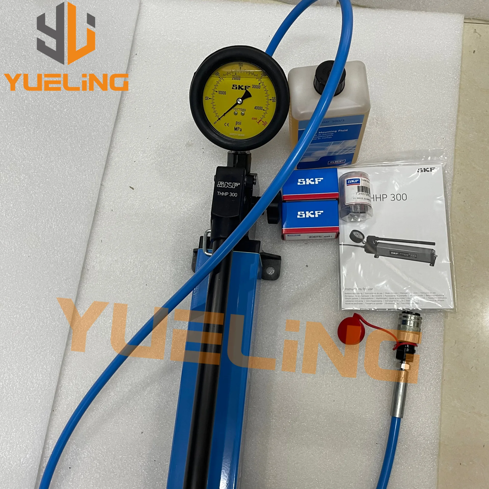 THHP300 Manual Hydraulic Pump for Easy Connection Up To 300 MPa (43 500 Psi) Suit for Skf