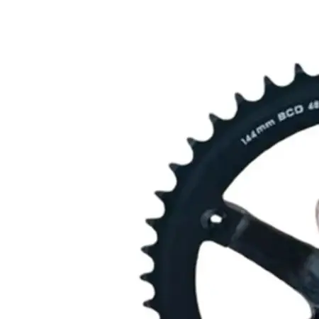 for For hollowtech compatible 48T 144BCD bicycle crankset CNC aluminum single piece crank for For Fixed gear and track bikes