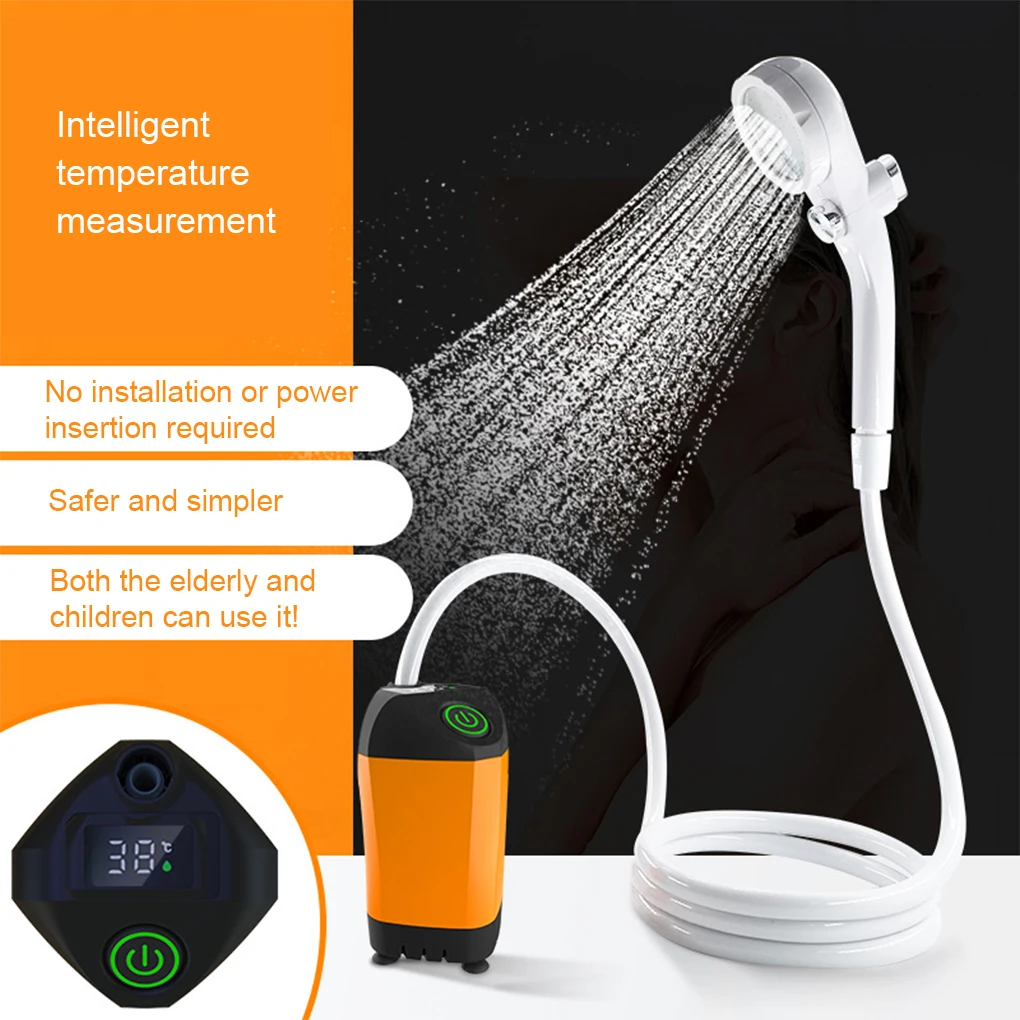 Lightweight Electric Shower Head For Outdoor Camping Adventures Easy To Portable Electric Shower