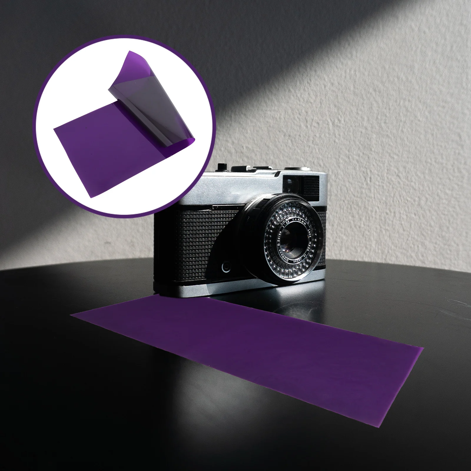 1pc サンセットムード照明フィルムディフューザーシート写真撮影用色補正ジェルペットフィルターシート