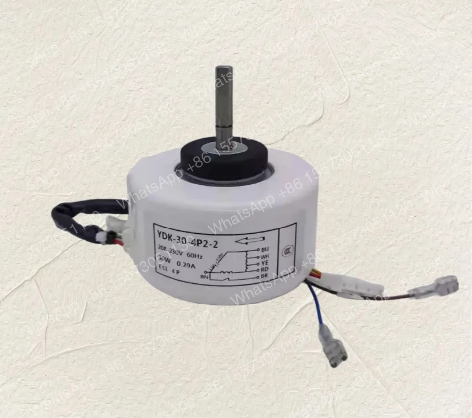 YDK-30-4  air conditioner indoor plastic motor hanging PG fan motor 30W reverse YDK-30-4P2-1 YDK-30-4P2-2