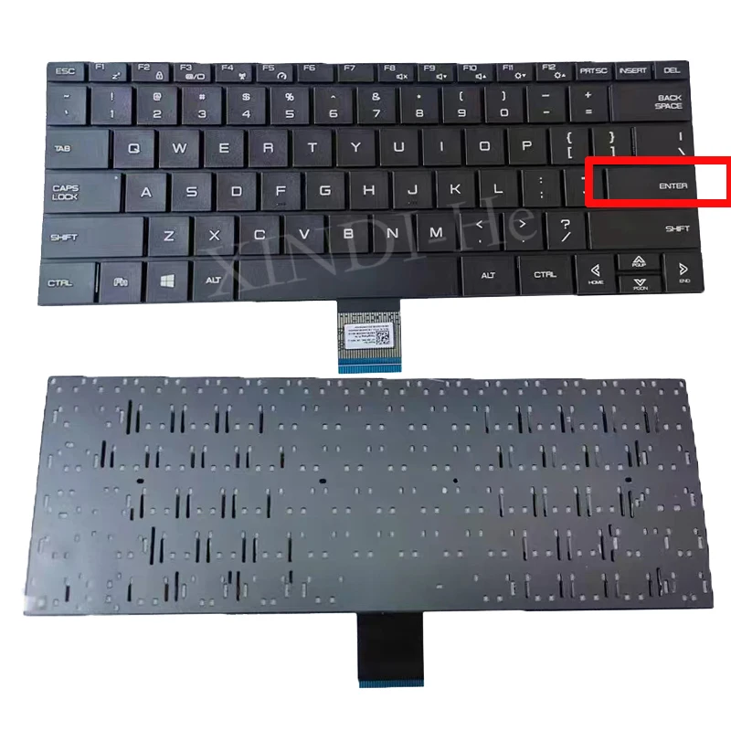 US Non-Backlit Laptop Keyboard for HASEE U43E1 U45A1 U43 U43S1 U45 U45S1 A1 Black