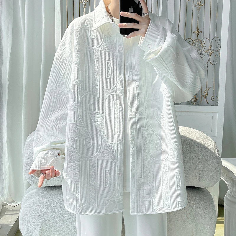 

Мужская удлиненная куртка в стиле ретро-американский оверсайз, повседневная, модная, для молодежи, осень 2023, лето