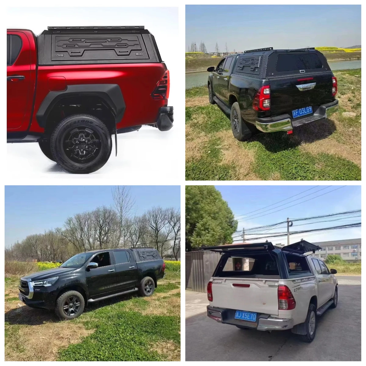 

Кемпер-кунг STLF для Toyota Hilux REVO/VIGO: жесткий тент, защита от дождя, крыша-навес