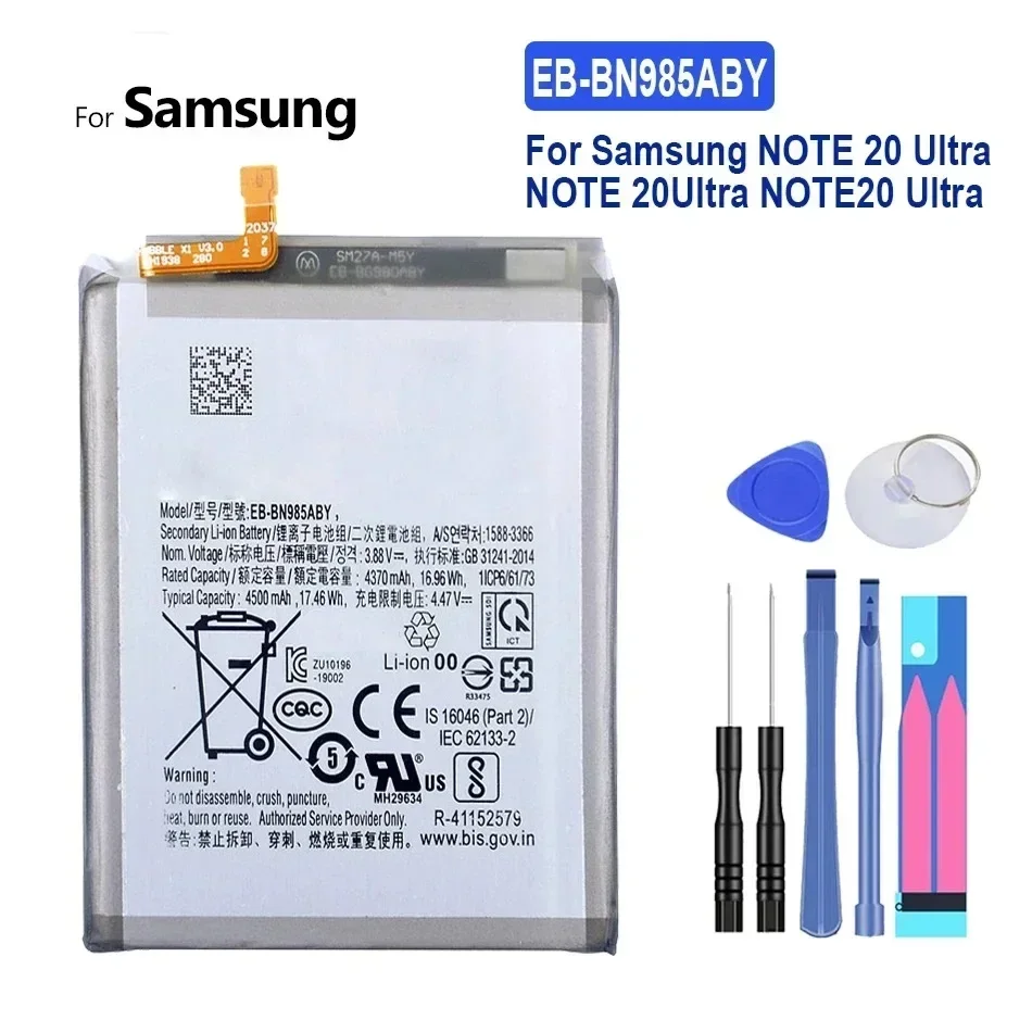 EB-BN970ABU EB-BN770ABY EB-BN985ABY แบตเตอรี่สําหรับ Samsung Galaxy หมายเหตุ 10 Lite Plus Note10 Lite Note10 Plus/X NoteX Note20 Ultra